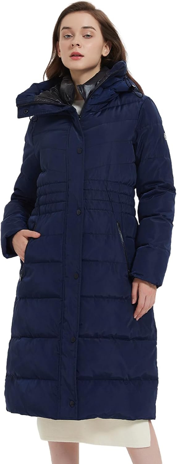 IKAZZ Women's Winter Coats, Thickened Warm Insulated Vegan Down Long Parka Jacke...