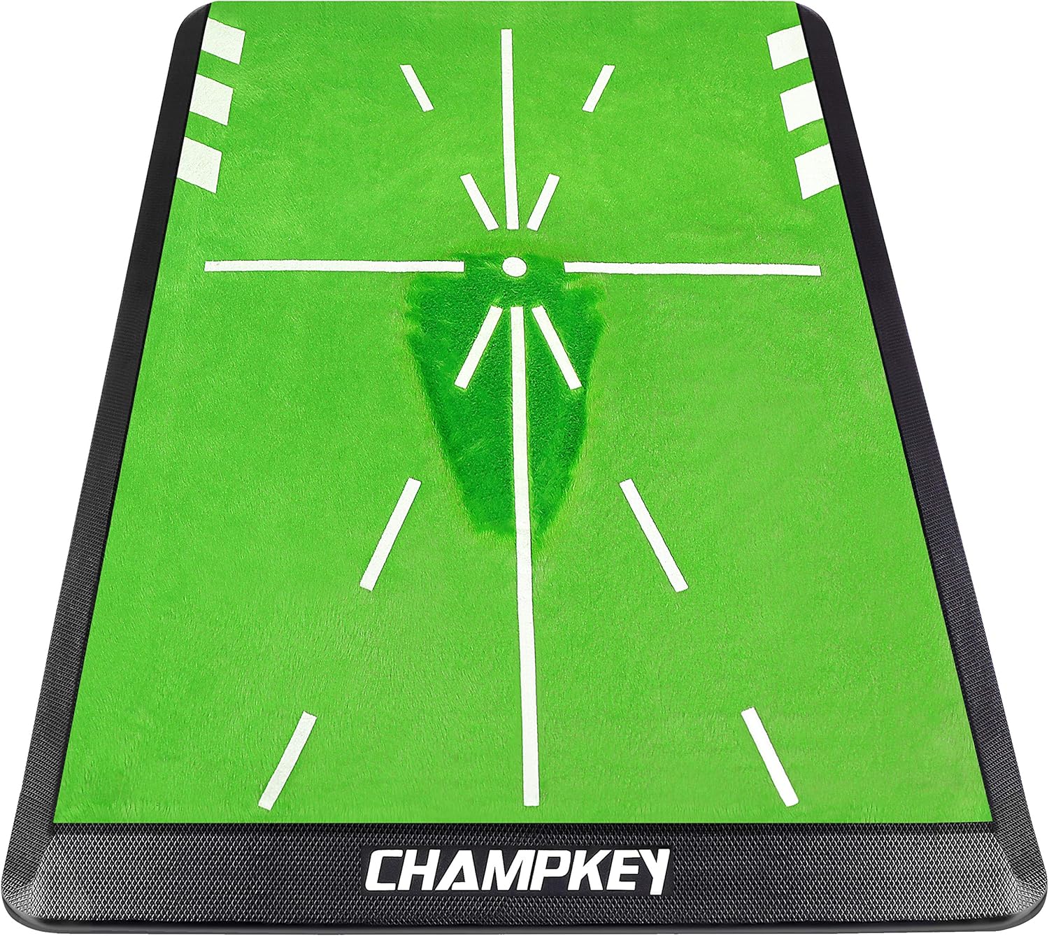 CHAMPKEY Heavy-Duty Golf Hitting Mat - Swing Path...