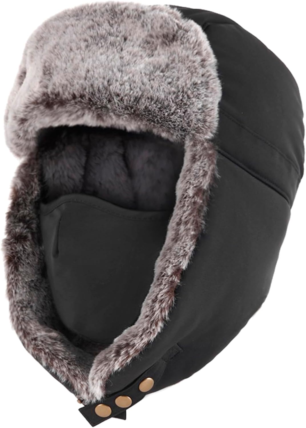 Unigear Winter Bomber Hats, Faux Fur Warme Hats Windproof Trooper Trapper Hat Av...
