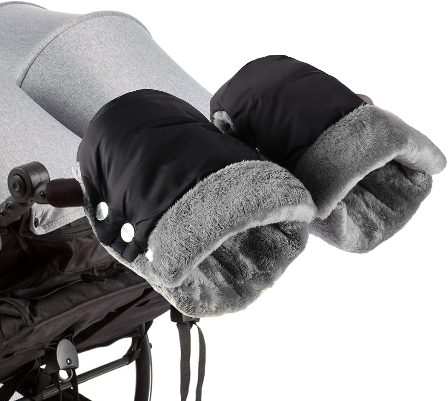 Pram Hand Muff - Buggy Mittens Pushchair Hand Warmer Gloves, Universal Waterproo...