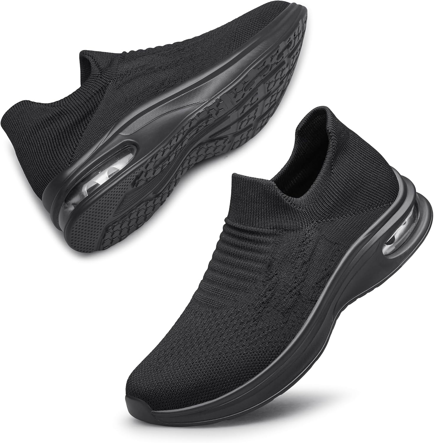 Womens Slip On Trainers Walking Shoes Non Slip Running Shoes Breathable Workout...