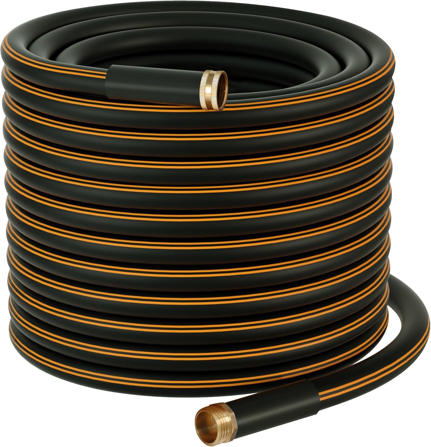 Atlantic Heavy Duty Garden Hose 5/8 Inch x 200 ft Black Color Water Hose (200 Fe...