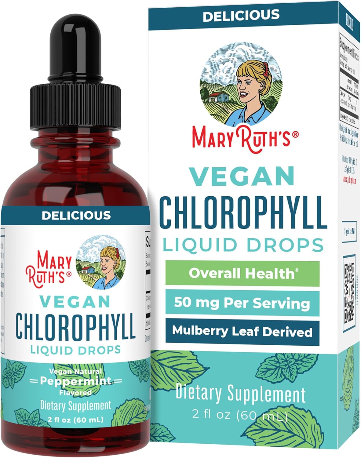 MaryRuth Organics Chlorophyll Liquid Drops, Clean Label Project Certified®, Vega...