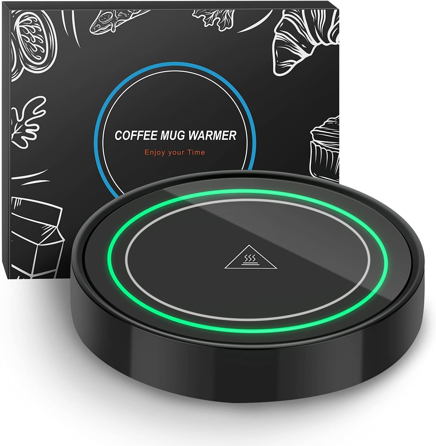 Coffee Mug Warmer with Automatic Gravity Switch,Electric Beverage Warmers for Of...