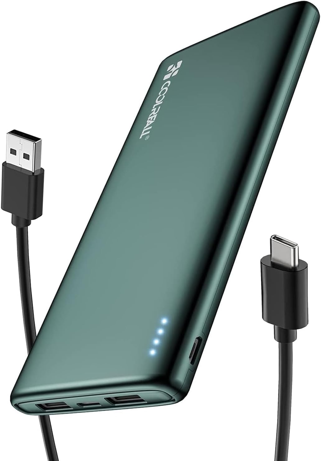 Coolreall Power Bank 10000 mAh, Slim & Light Portable Charger, High-Speed Chargi...