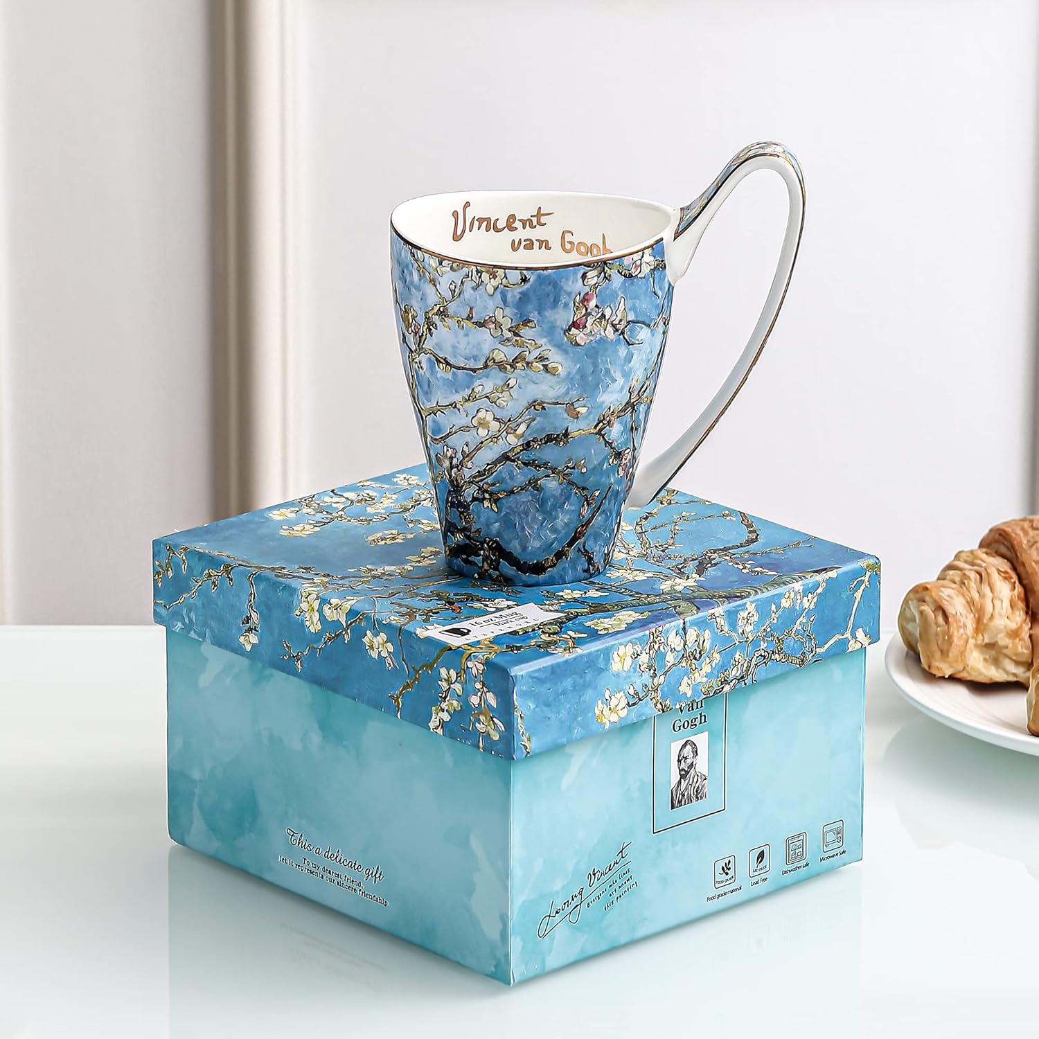 Mug Ceramic Novelty Coffee Mugs 16 oz Creative Art Give Van Gogh Lovers Unique G...