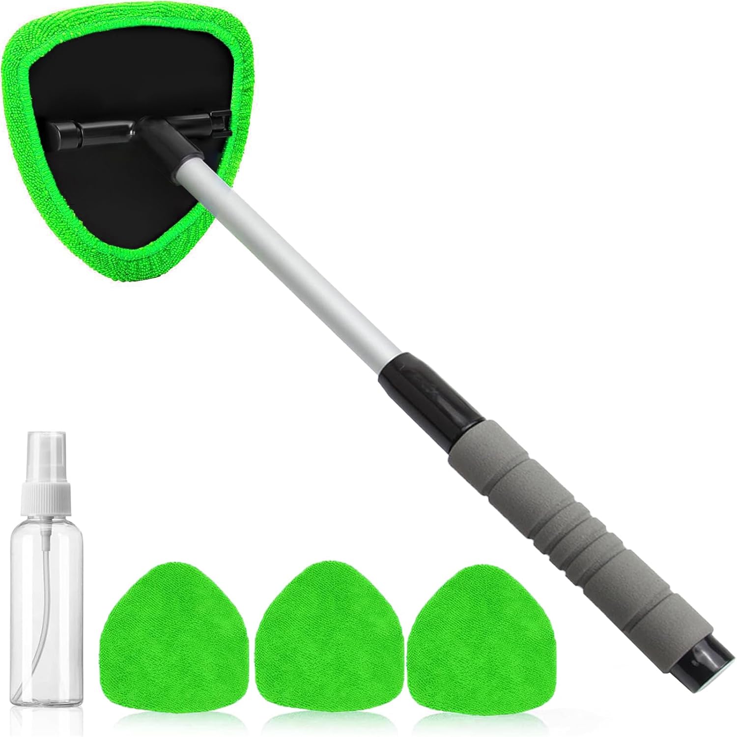 desin Windshield Cleaning Tool, Car Window Cleaner Windshield Cleaner with 4 Reu...