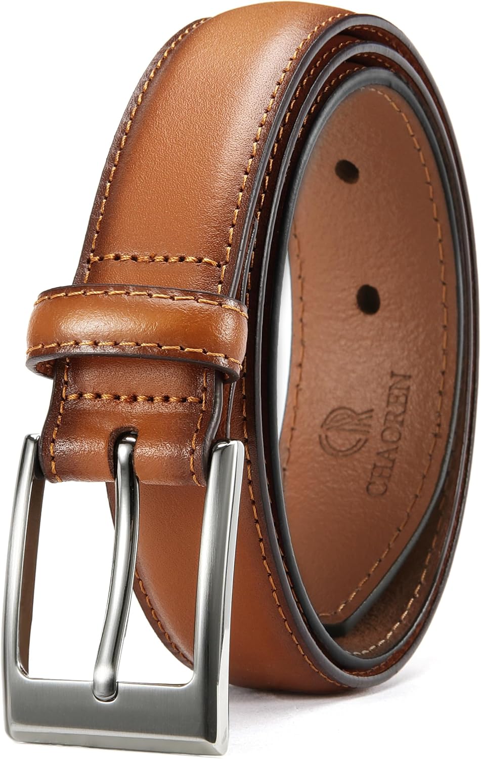 CHAOREN Leather Belts for Men, Mens Dress Belt 1 1/8" for Suits, Fashion Classic...