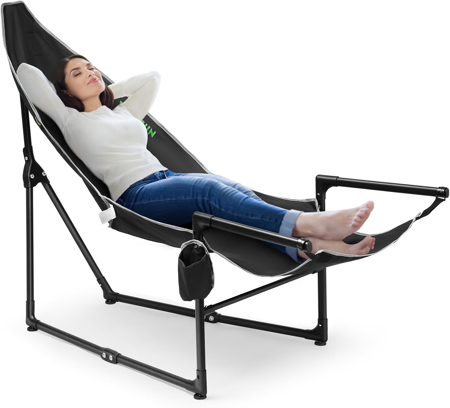 VIVOSUN Chaise Lounge, 2-in-1 Reclining Chair with Footrest/Armrests, Cup Holder...