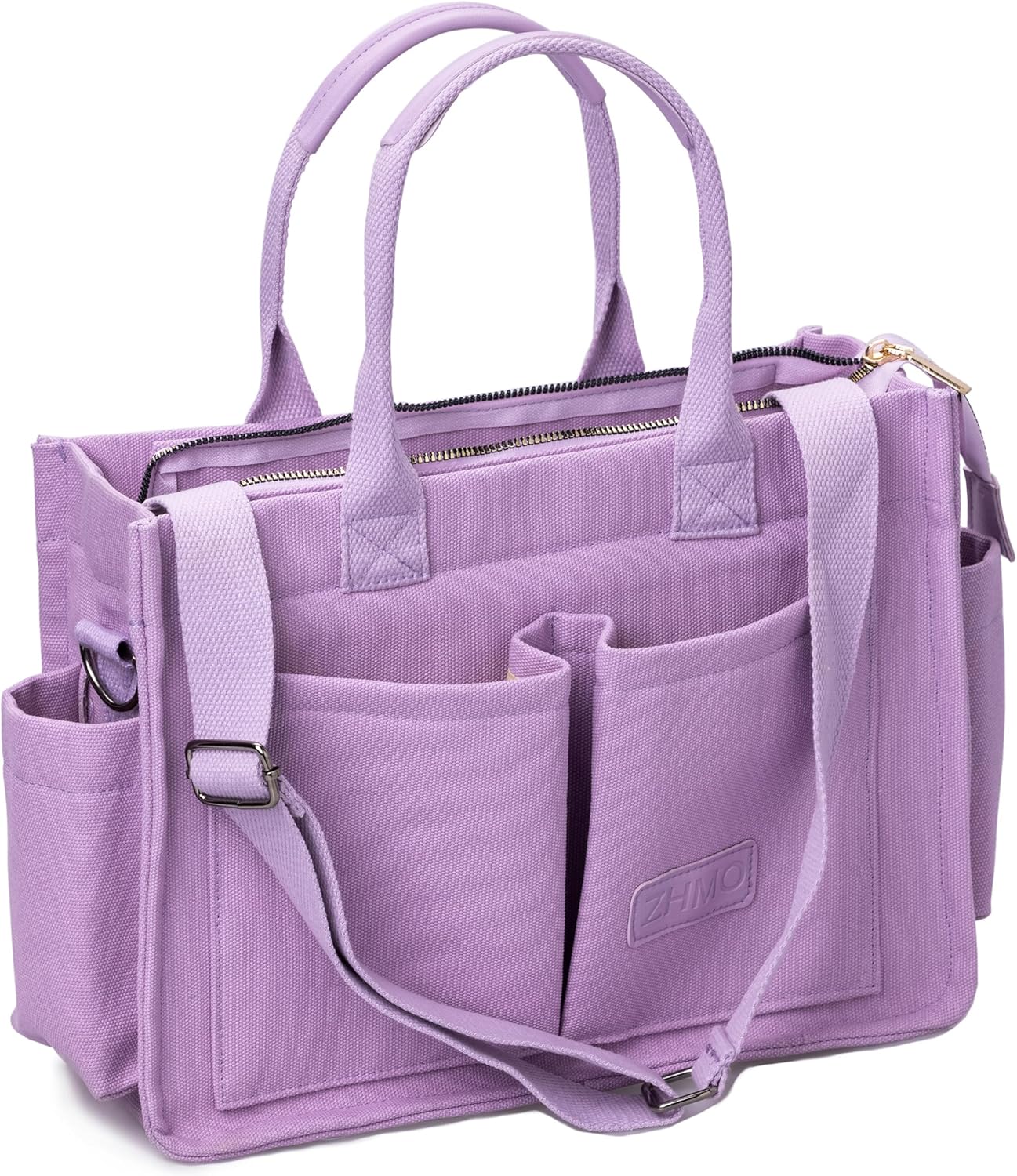 Large Canvas Tote Bag for Women,Womens Laptop Work Book Bags Crossbody Purse Han...