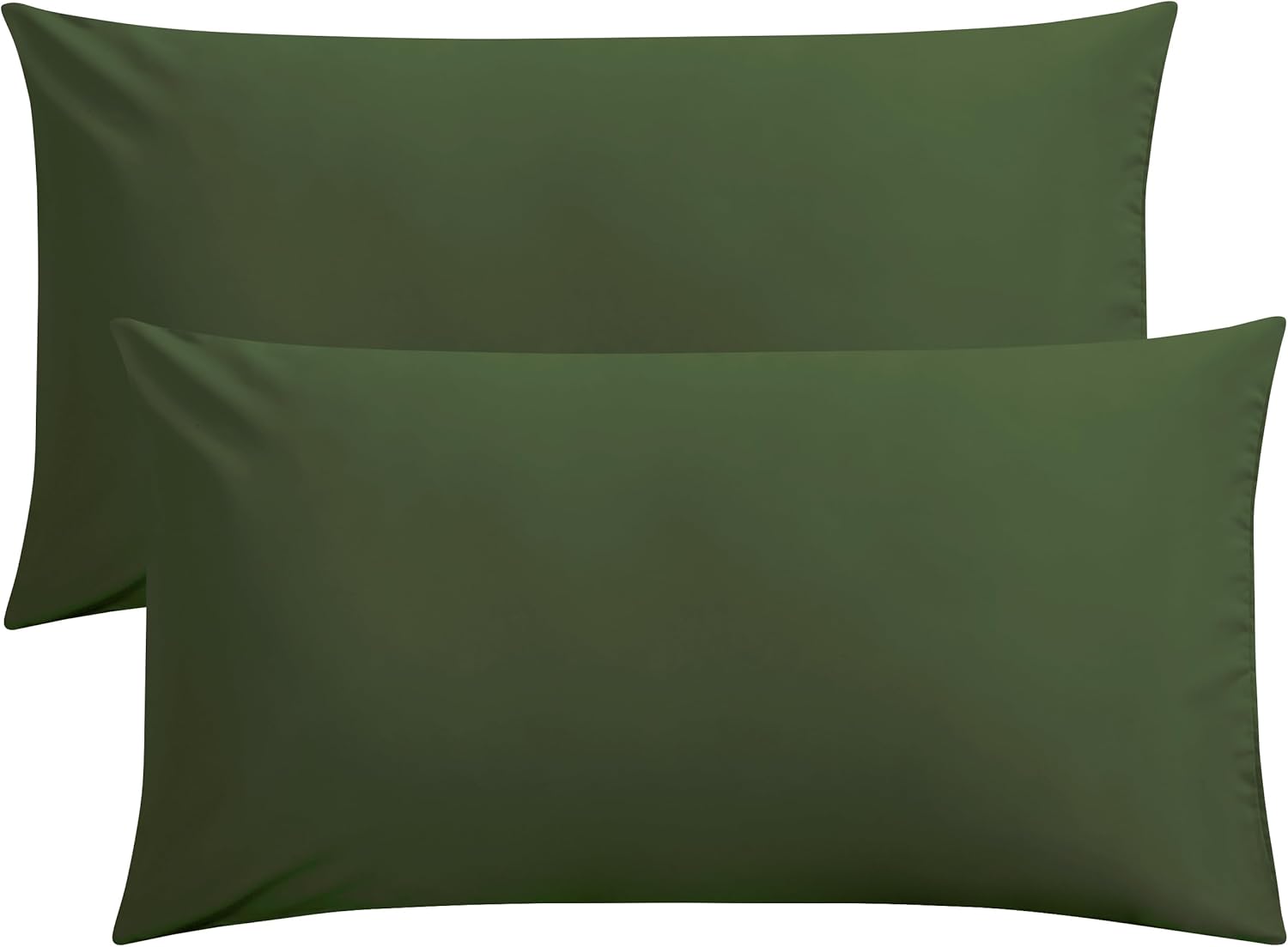 FLXXIE 2 Pack Microfiber King Pillow Cases, 1800 Super Soft Pillowcases with Env...