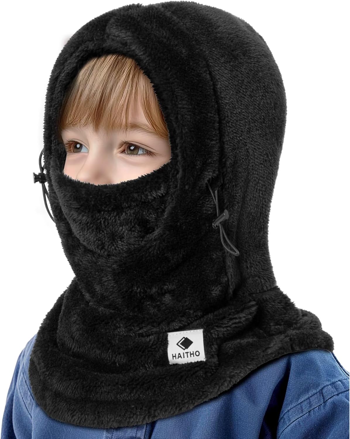 Kids Ski Mask Balaclava for Boys Girls, 2 Size Fleece Winter Face Mask Hat for K...