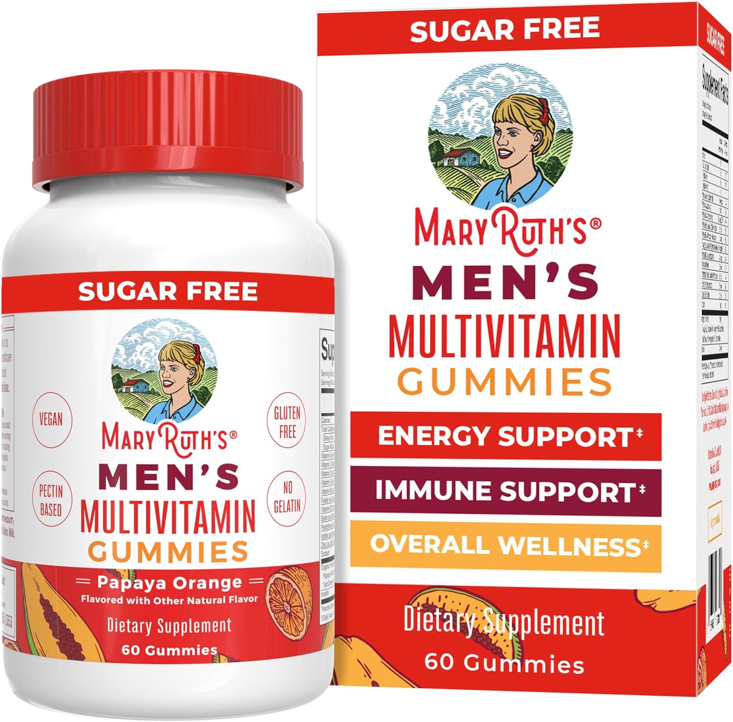 MaryRuth Organics Mens Multivitamins Gummies | Vegan Mens Vitamins | Mens Daily...