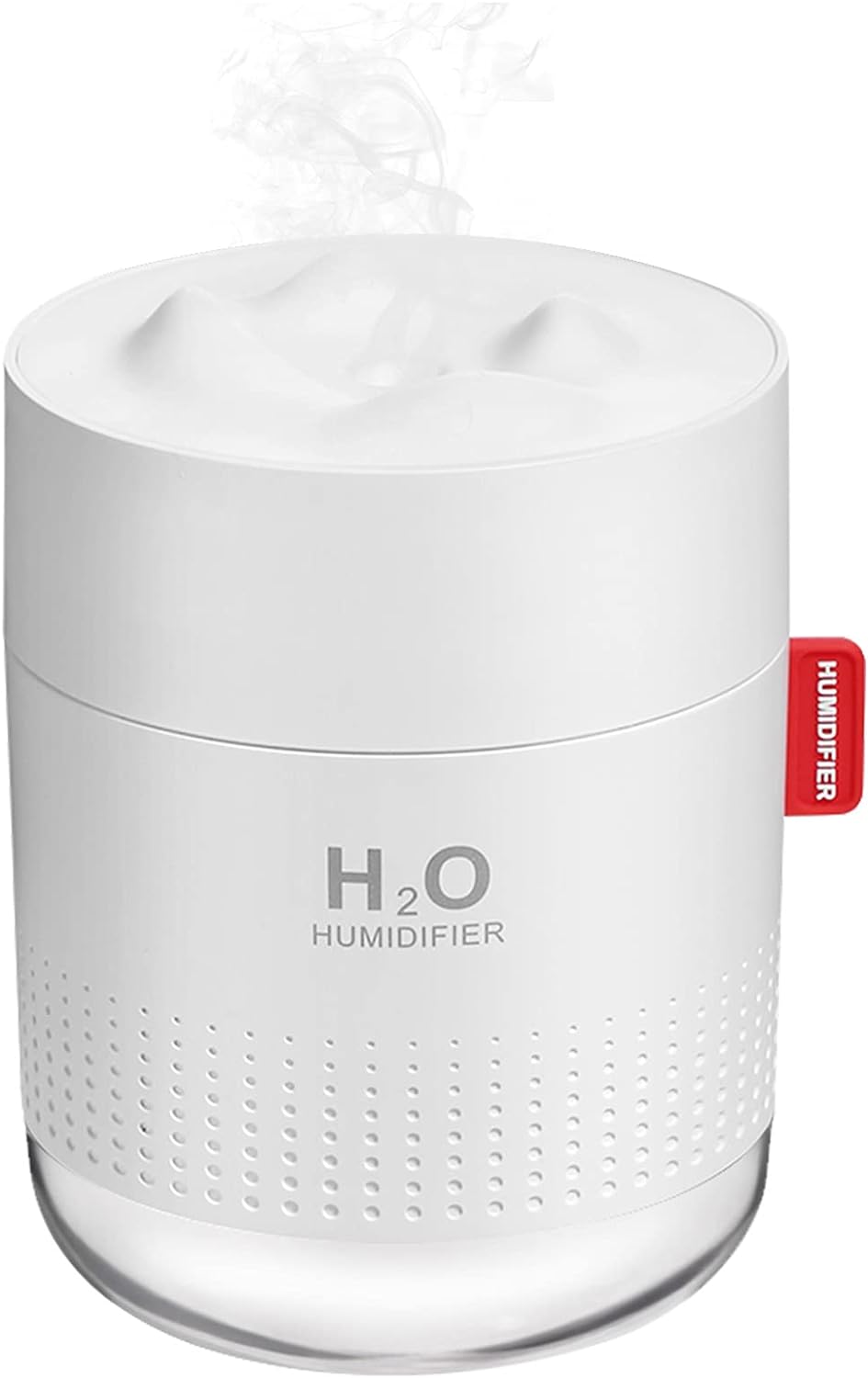 Portable Mini Humidifier, 500ml Small Cool Mist Humidifier, USB Personal Desktop...