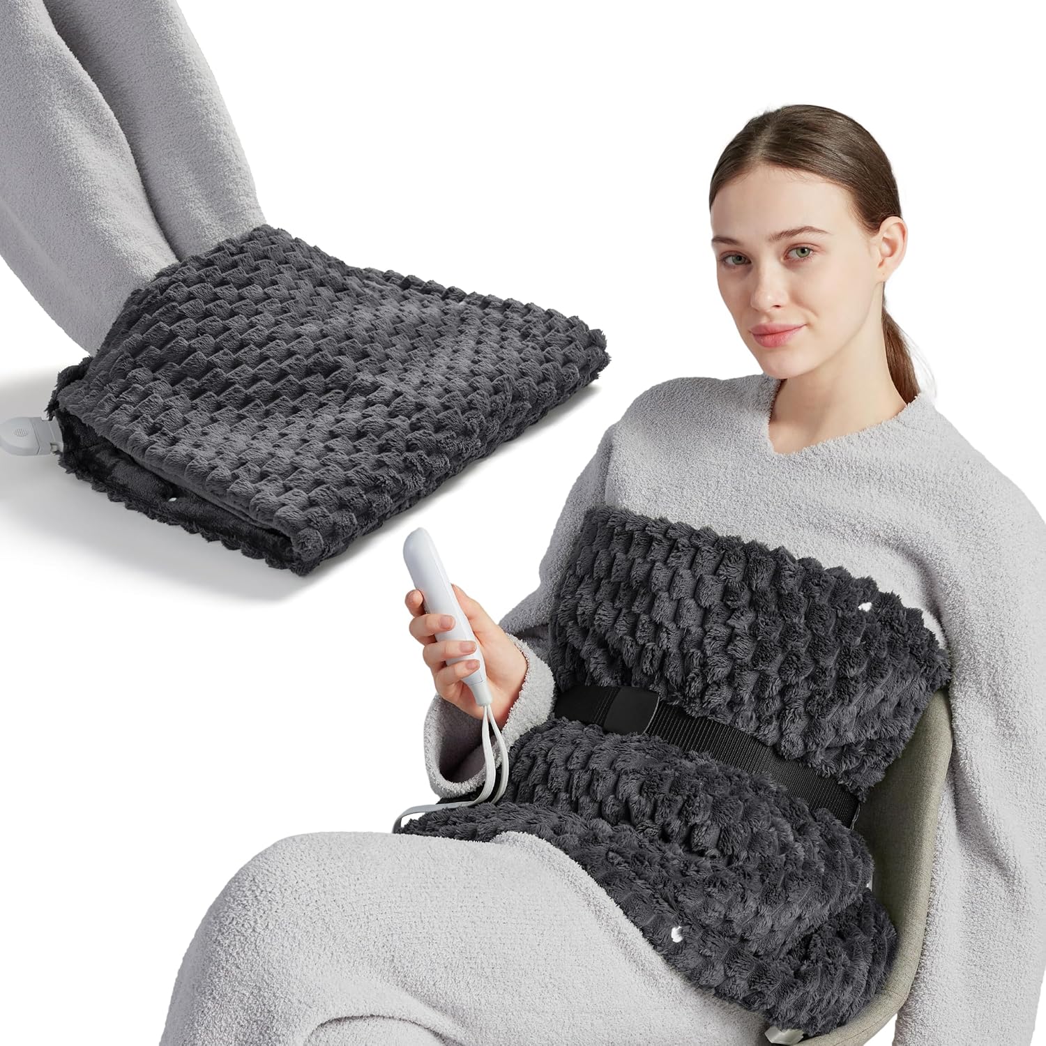 Bedsure Electric Foot Warmer, Bed Foot Warmer Fast Heating, Versatile Extra Larg...