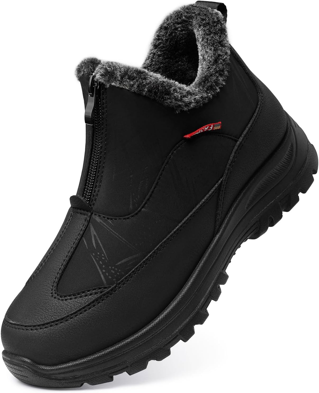 TEMOFON Winter Snow Boots for Women: Slip on Waterproof Boots - Insulated Warm F...