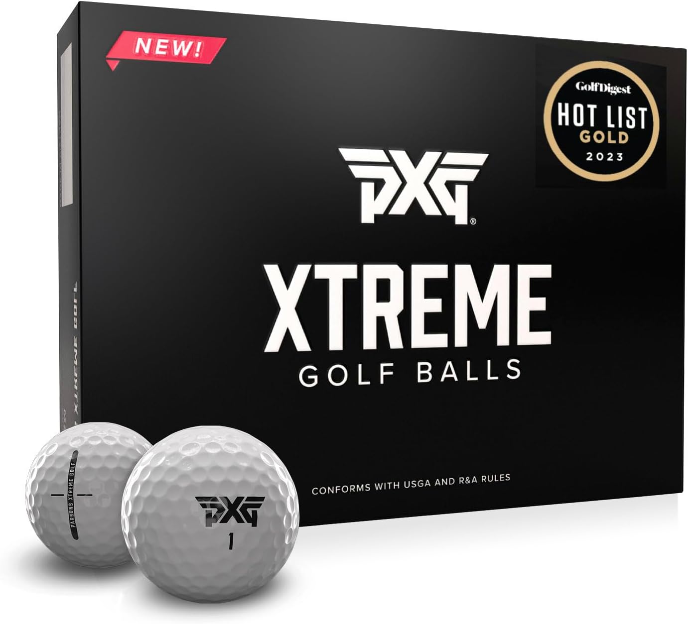 PXG Xtreme Golf Balls - The Ultimate Performance Golf Ball for Distance and Cont...