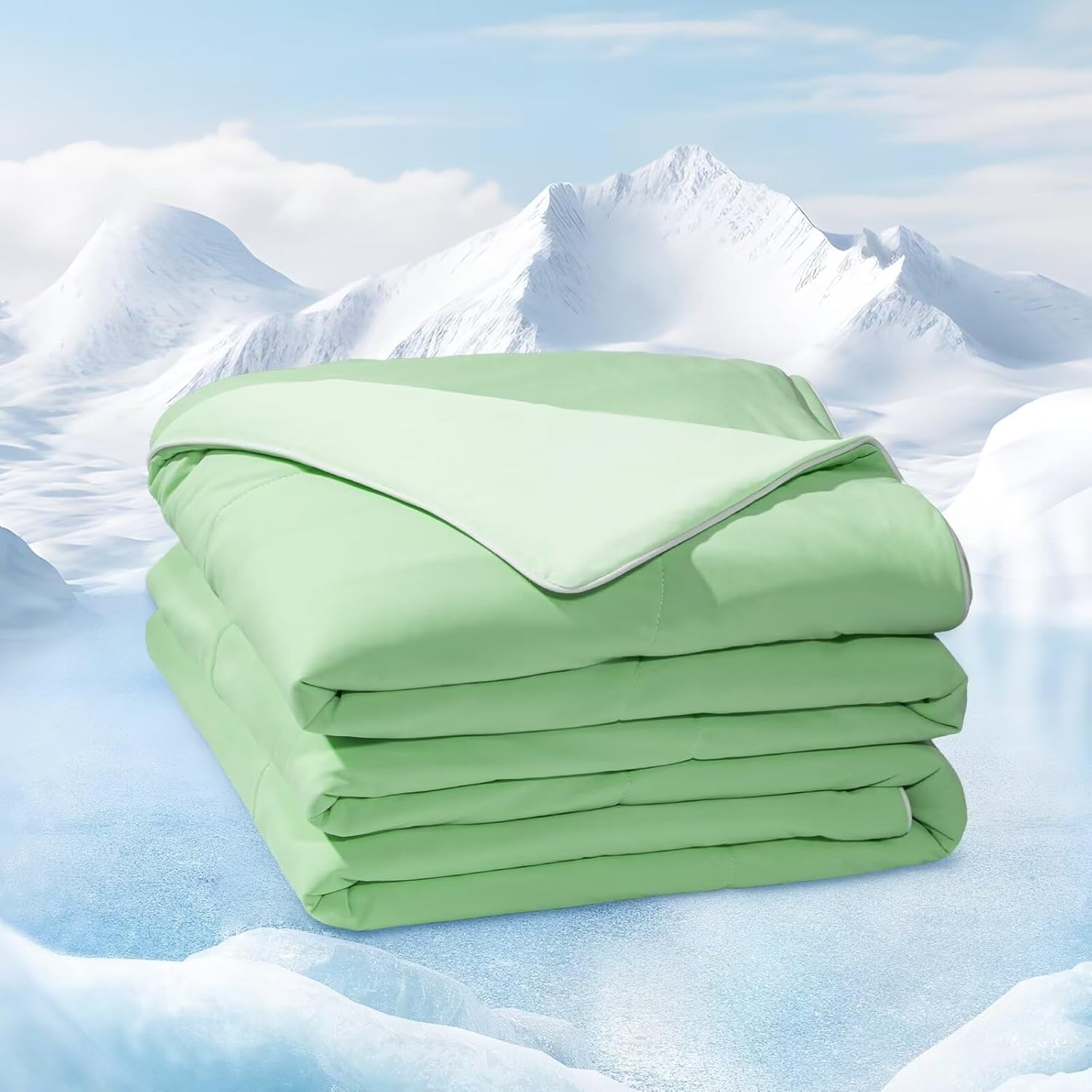 Vamcheer Cooling Comforter King Size - Q-Max 0.45 Double Sided Cooling Blanket f...