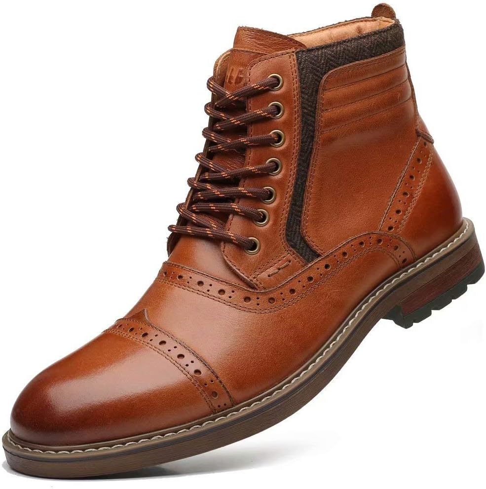 Arkbird Mens Chelsea Boots, Stylish and Comfort Leather Chukka Ankle Boots with...