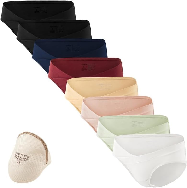 Angelhood Cotton Maternity Underwear Under Bump, Healthy Pregnancy Panties Postp...