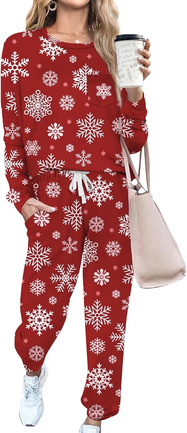 RUBZOOF Lounge Sets for Women 2 Piece Casual Travel Sweatsuits Outfits Loungewea...