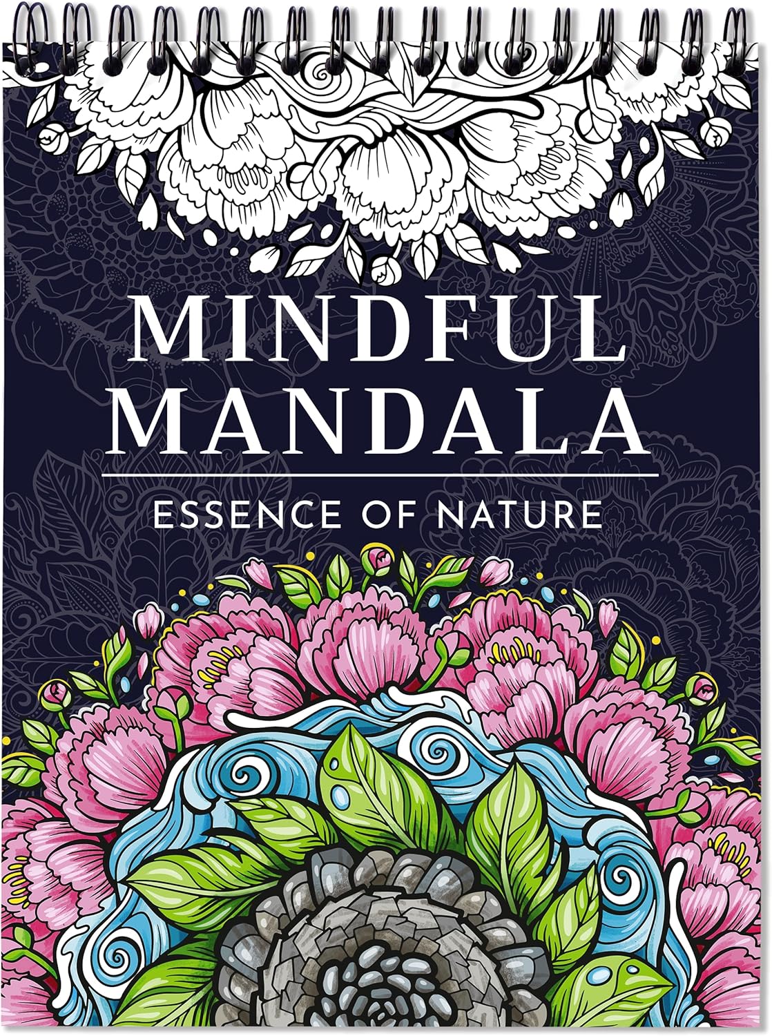 RYVE Coloring Book for Adults - 50 Unique Mandalas for Relaxation and Stress Rel...