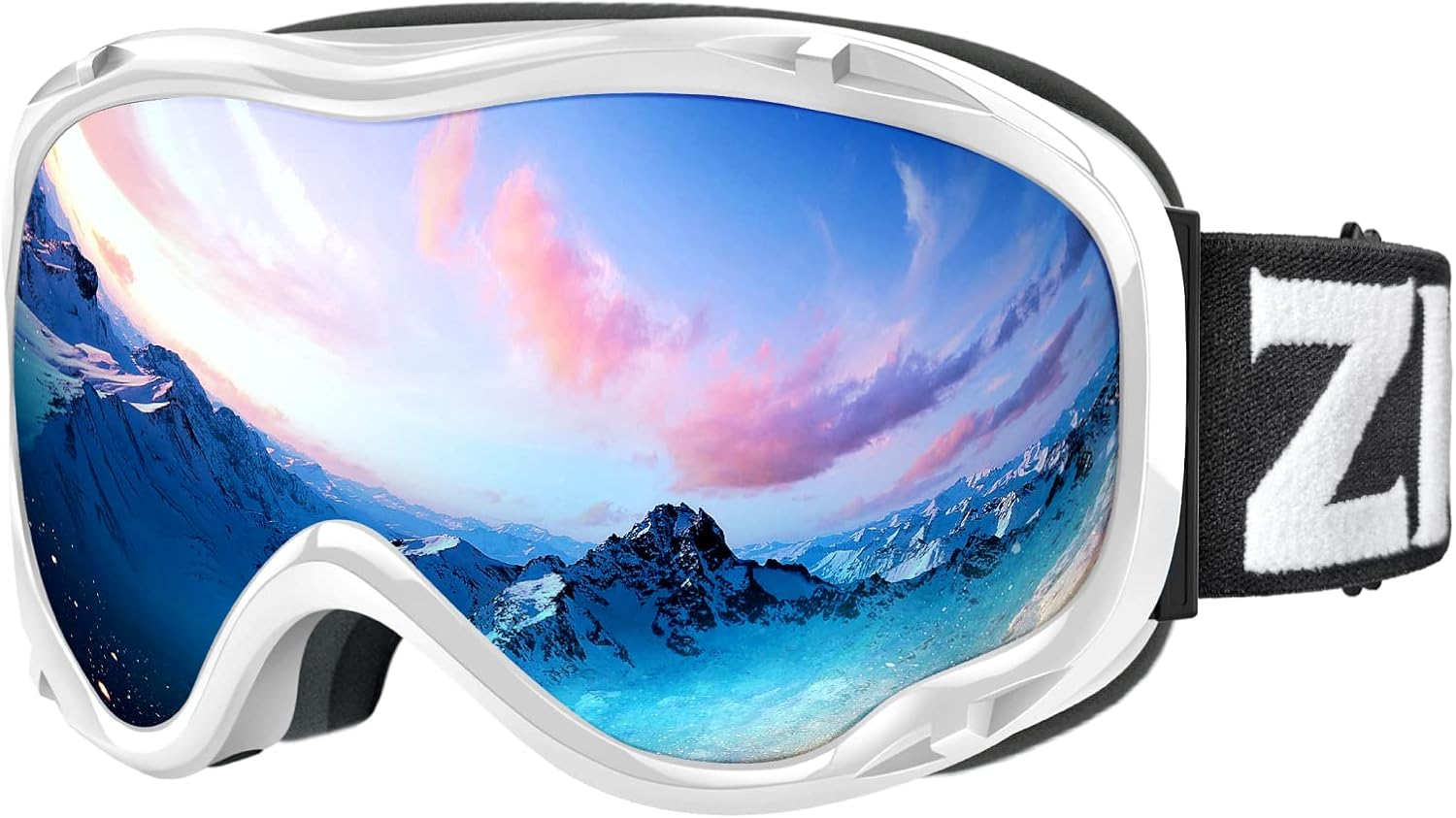ZIONOR Lagopus B1 Ski Goggles OTG Anti fog Snow Goggles UV Protection Snowboard...