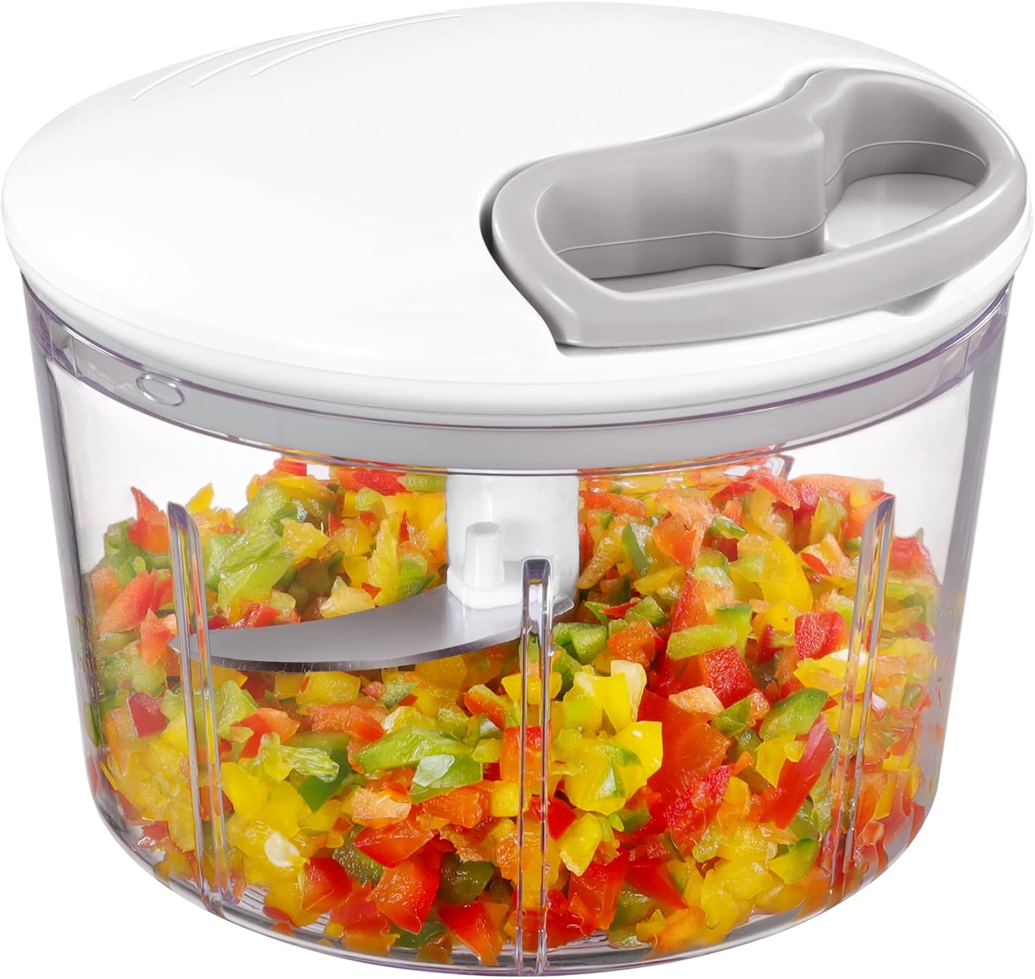 GDL Food Chopper, Pull Onion Chopper Dicer, Hand Powered Food Chopper, Fast Cutt...
