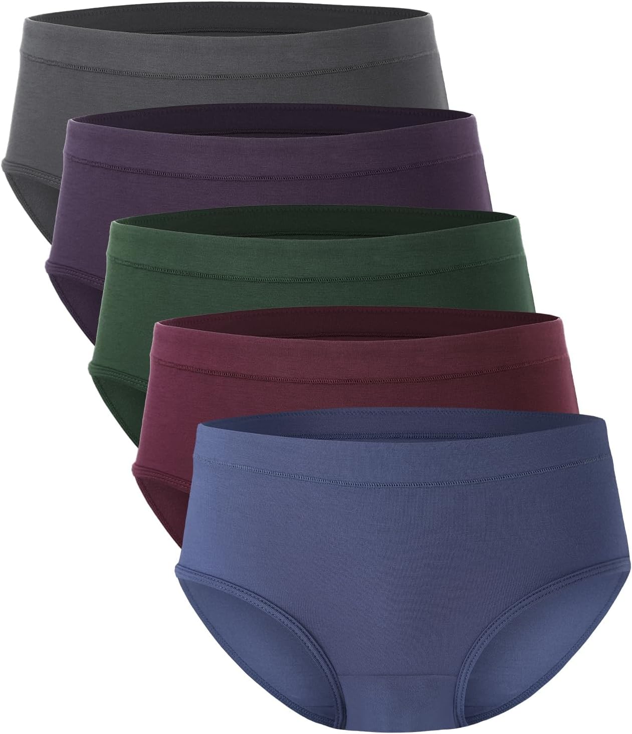 BAMBOO COOL Womens Underwear, Moisture-Wicking Briefs, Soft and Breathable Panti...
