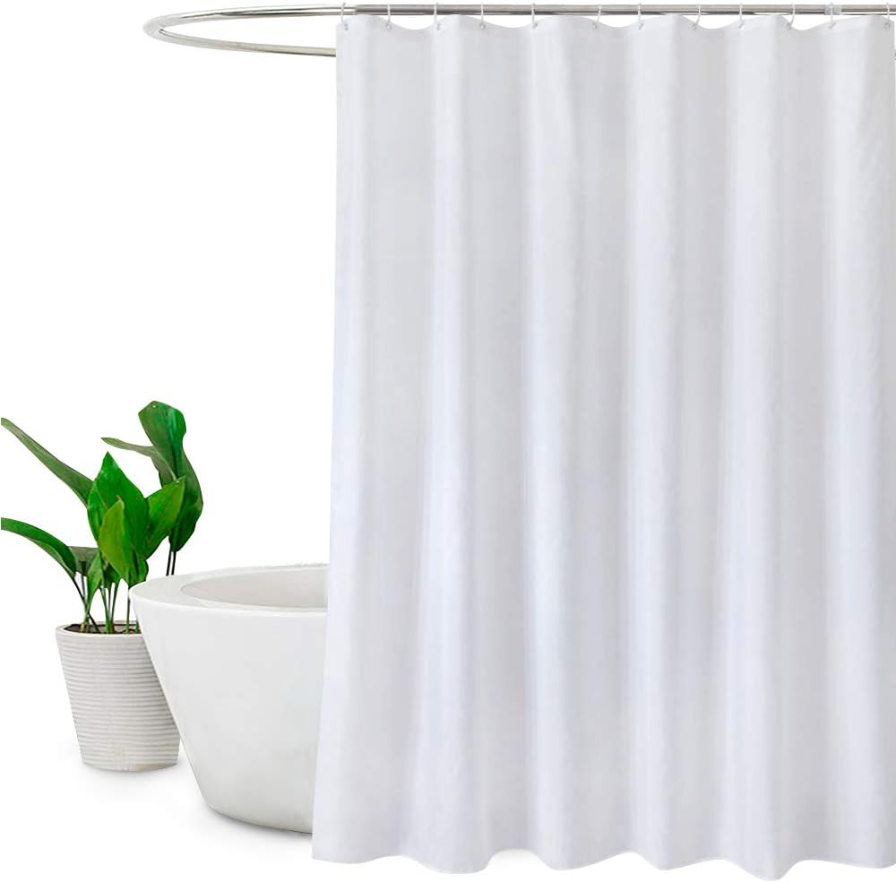 Extra Long Shower Curtains 180 x 210cm drop/72"x 84",Mildew Resistant Bathroom C...