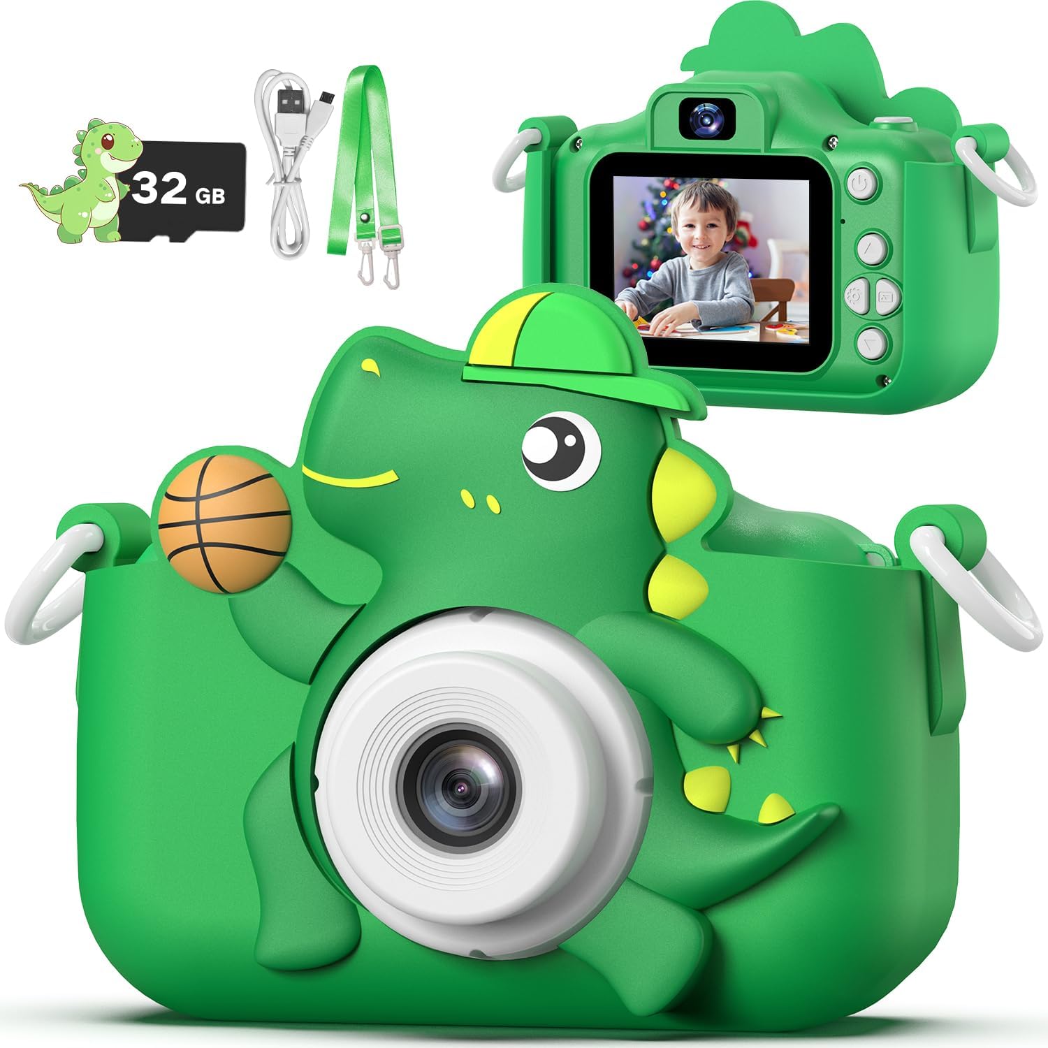 Kids Camera Toy, masterbee Dinosaur Toys Camera for Kids Age 3-12, Christmas/Bir...