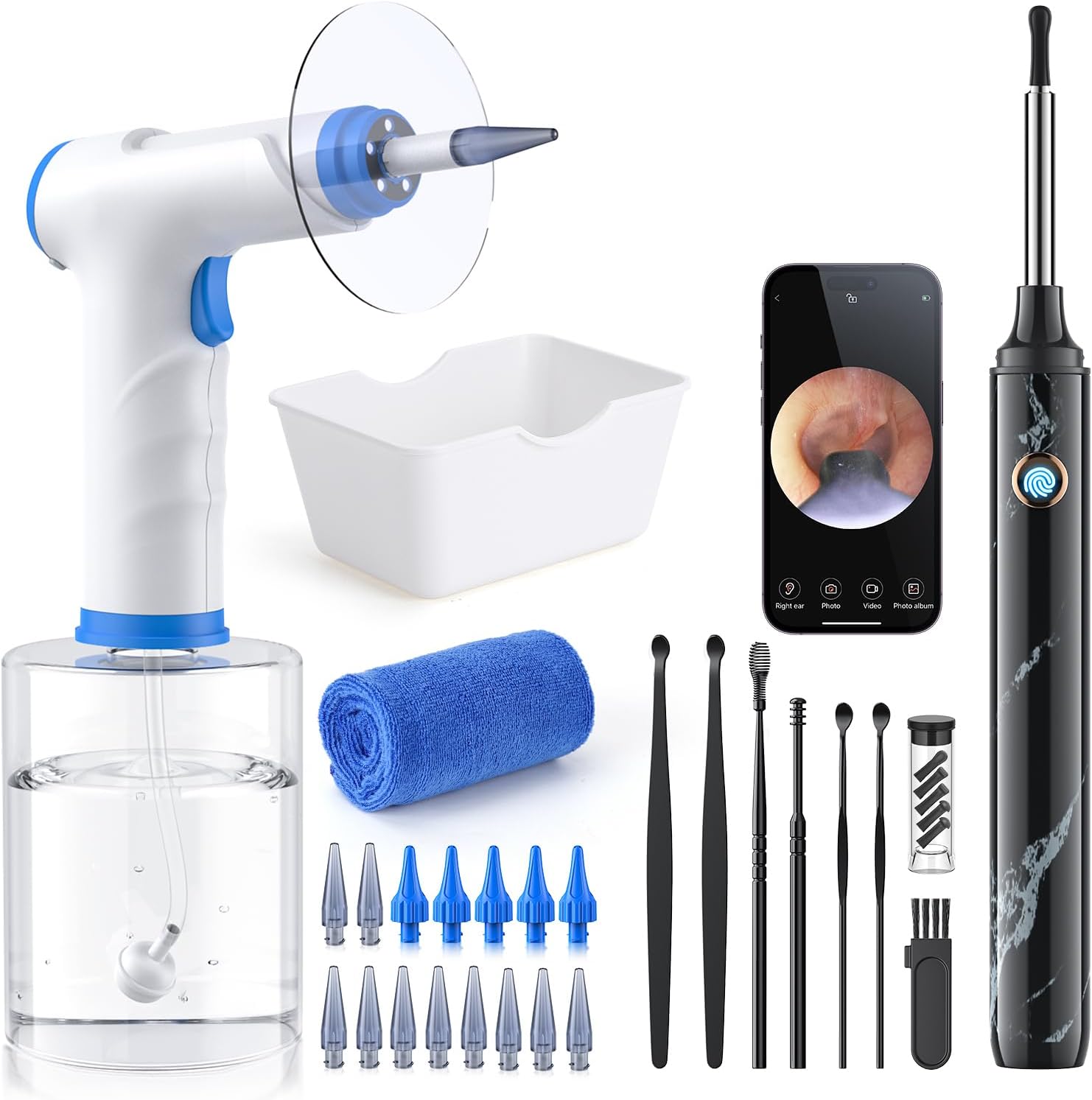 Earwax Removal - Electric Ear Irrigation Kit with...