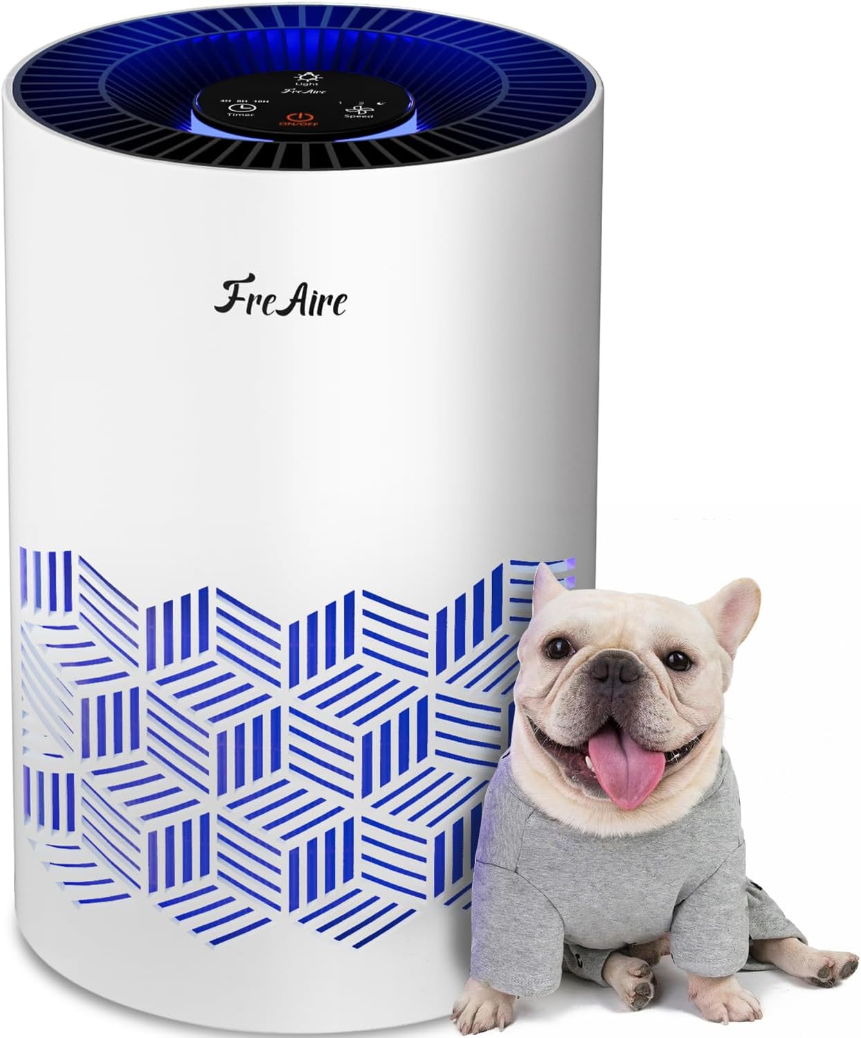 FreAire Air Purifiers for Bedroom, HEPA Air Purifier with RGB Lights Air Purifie...