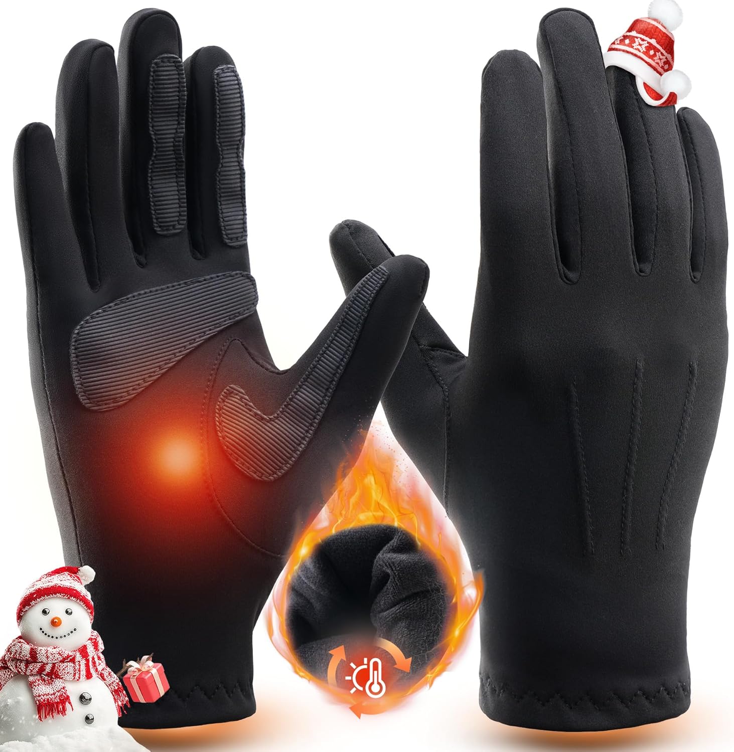 TANSTC Gloves for Cold Weather Winter Gloves for Women Men Extra Stretch With Wa...