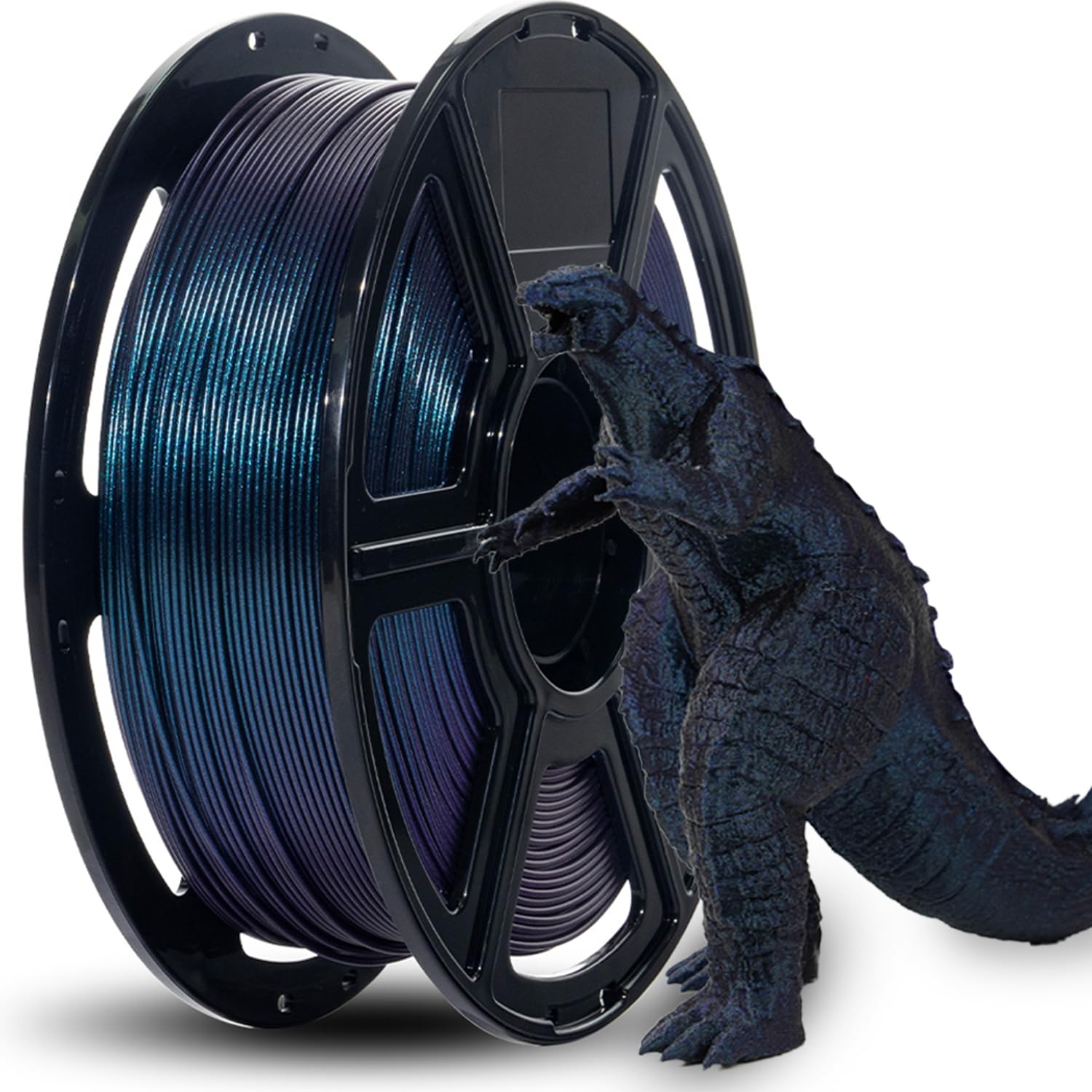 FLASHFORGE Chameleon Rapid PLA Filament 1.75mm Burnt Titanium, PLA Color Shift H...
