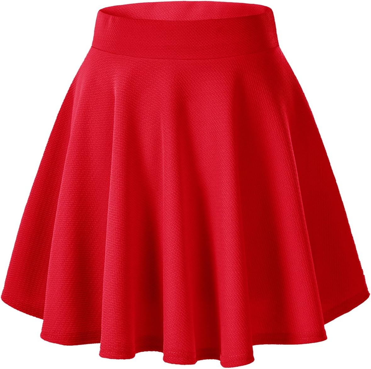 Urban CoCo Women's Basic Versatile Stretchy Flared Casual Mini Skater Skirt Smal...