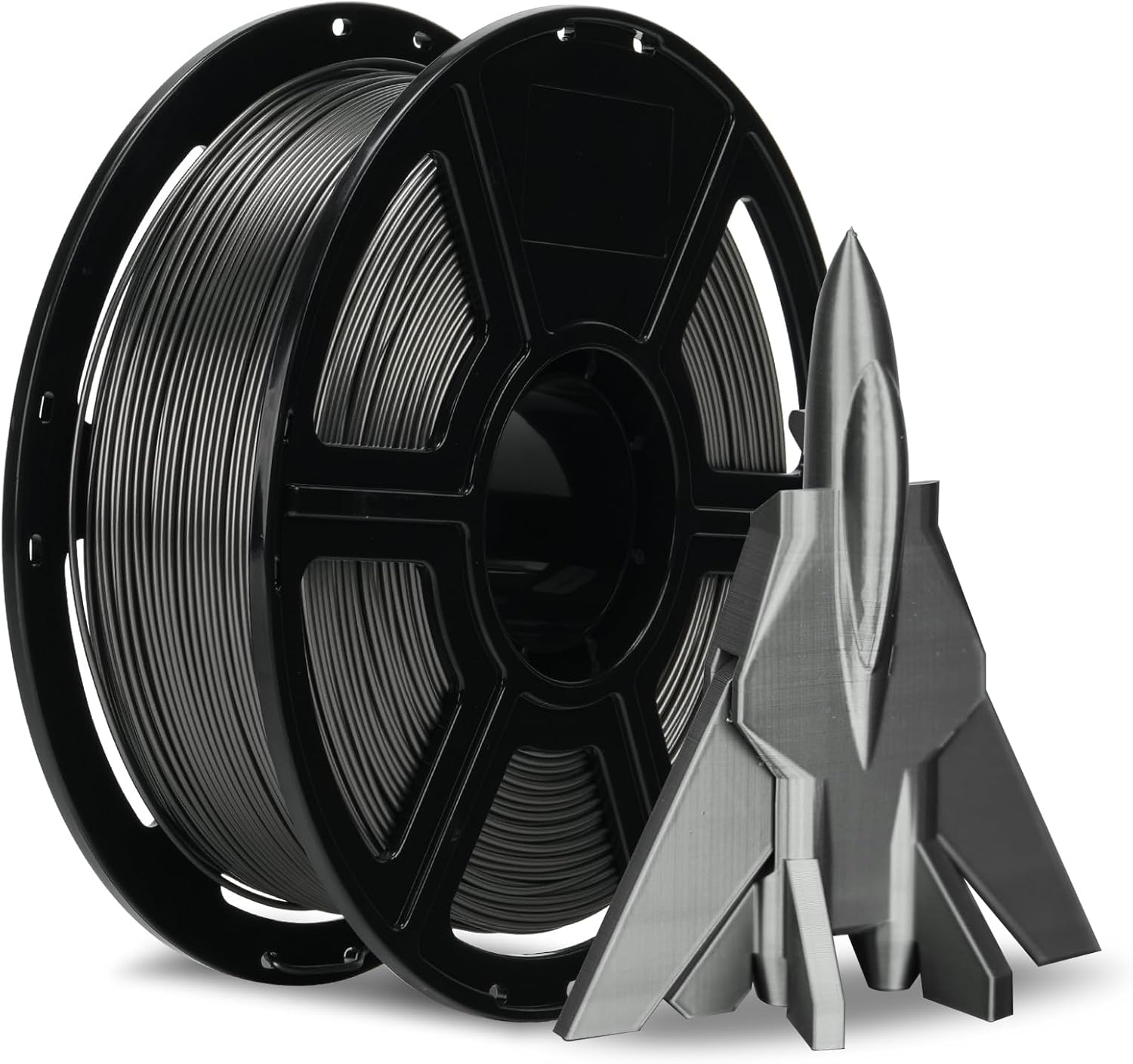 FLASHFORGE Rapid PETG Filament 1.75mm Metallic Grey, Max 600mm/s High Speed Prin...