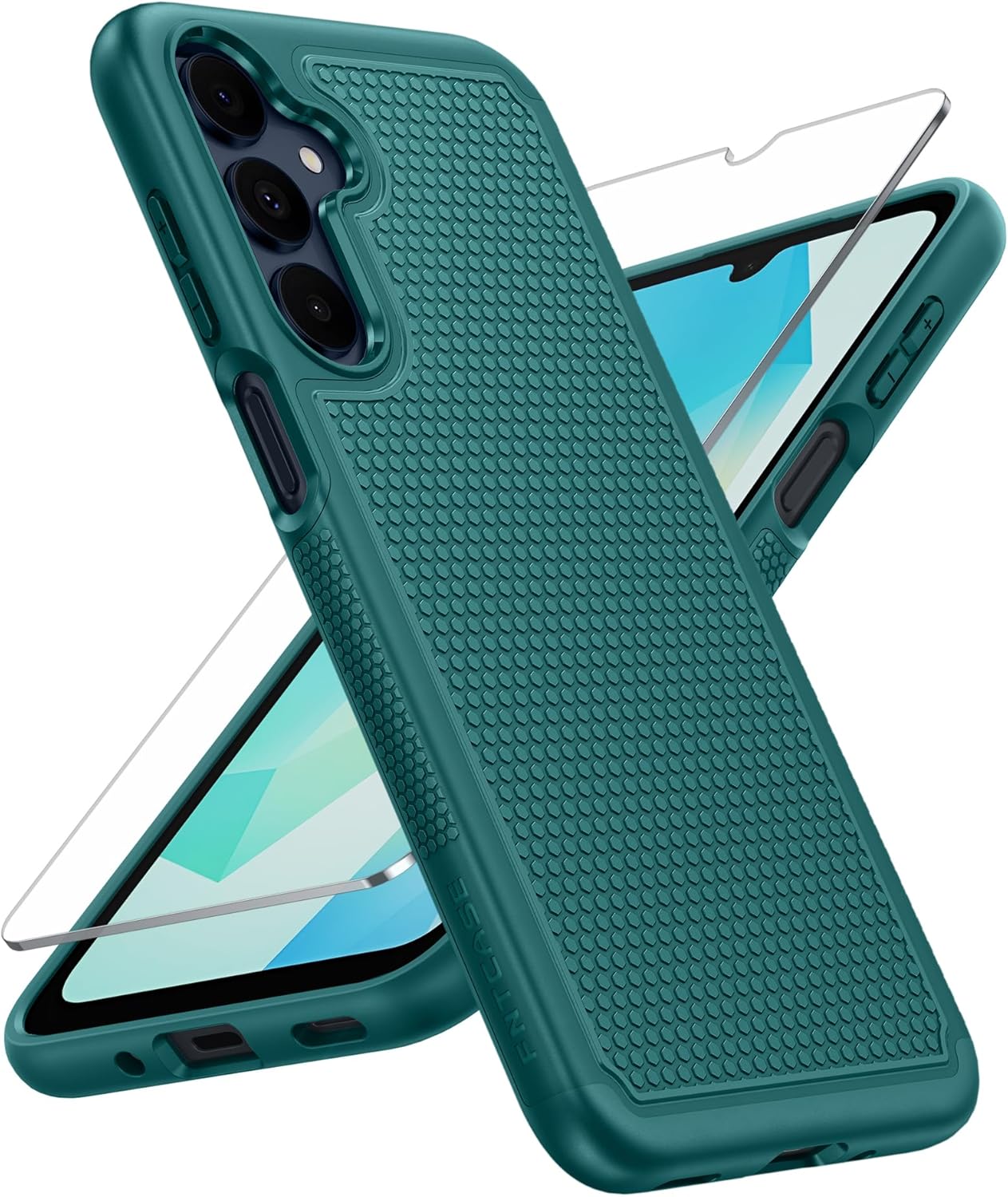 FNTCASE for Samsung Galaxy A16-5G Case: Dual Layer Protective Heavy Duty Cell Ph...