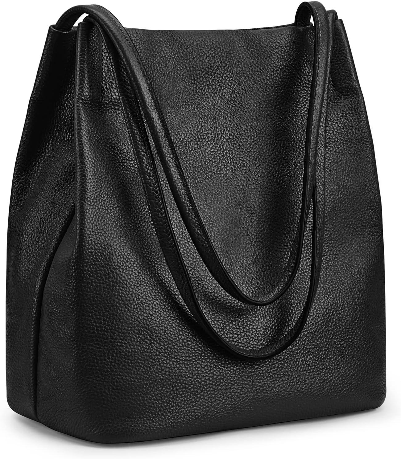 Kattee Women Soft Genuine Leather Totes Shoulder Bag Purses and Handbags with To...