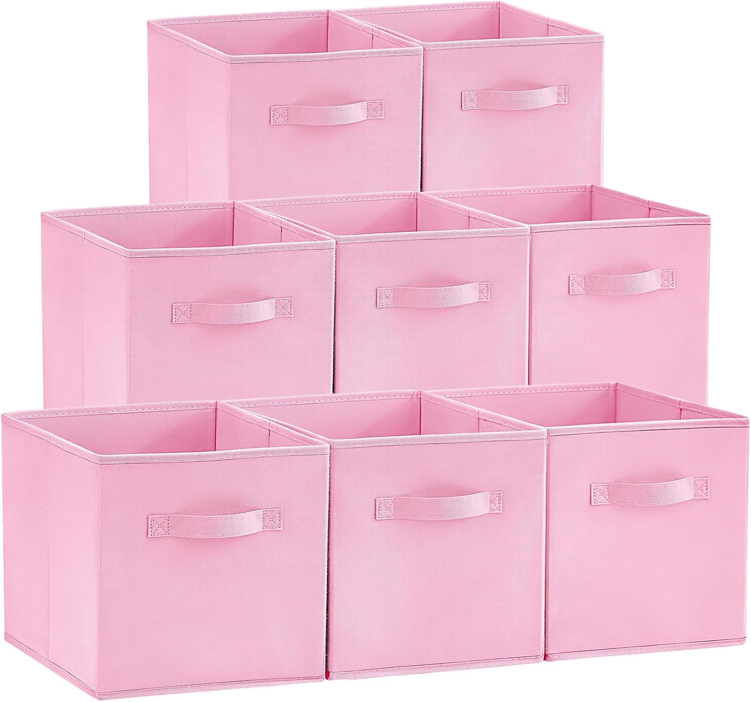 Lifewit 13 Inch Storage Cubes, 8 Packs Cube Storage Bins, Foldable Fabric Bins,...
