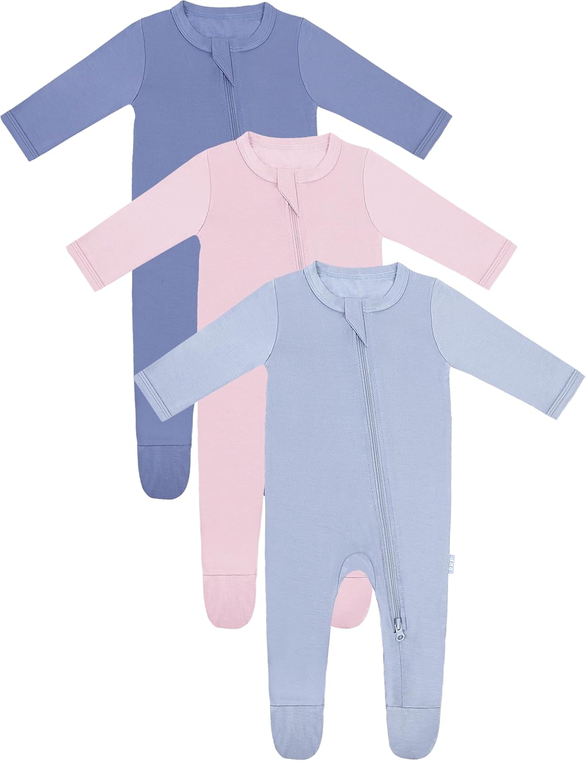 RRP Unisex Baby Footies Pajamas,Rayon Derived From Bamboo,Buttery Soft Sleep 'N...