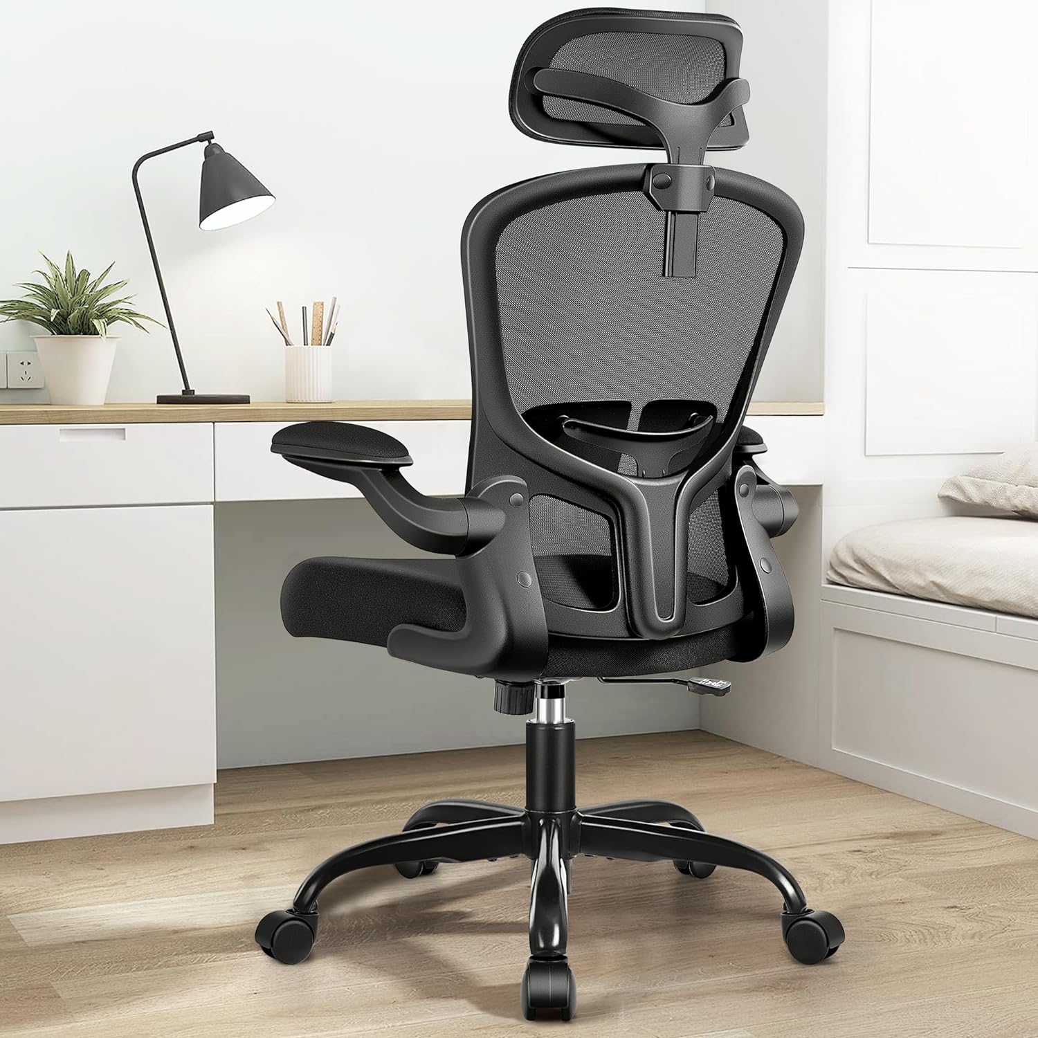 FelixKing Office Chair Ergonomic Desk Chair with Headrest, High Back Computer Ch...