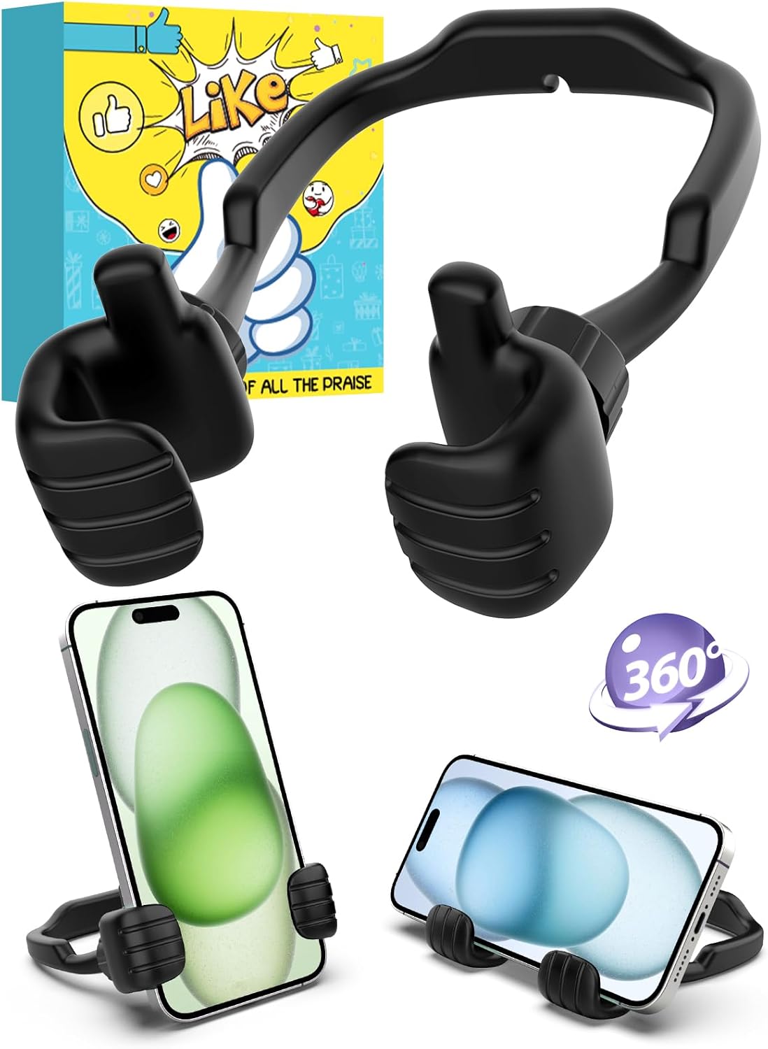 Valentines Day Gifts for Him Kids Men Teen Boys Cell Phone Stand: Thumbs Up Lazy...