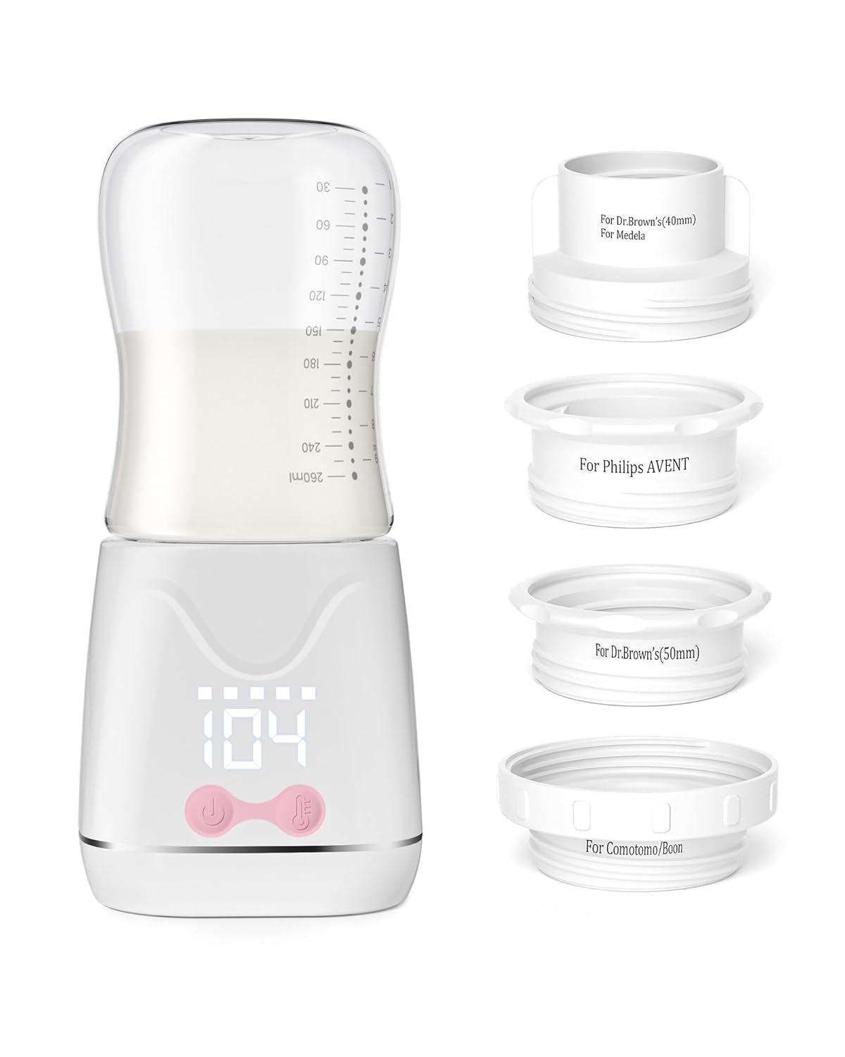 Portable Bottle Warmer, w-maxa Fast Baby Bottle Wa...