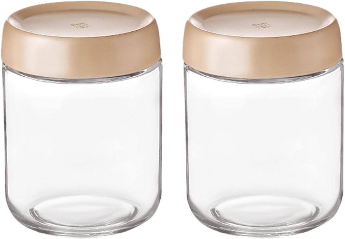 Eidoct 2-Pack 15.8oz Glass Jar with Screw Lid Leakproof Overnight Oats Container...