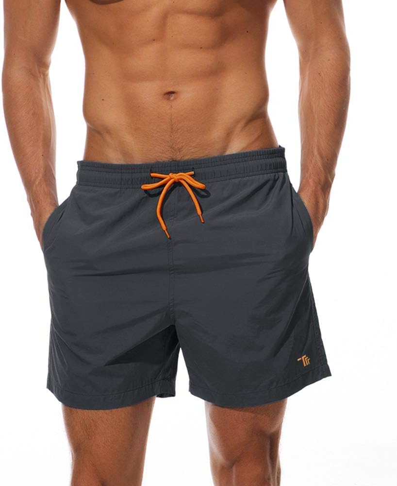 donhobo Men's Swim Trunks Board Shorts Beach Pants Swimming Waterproof Quick Dry...