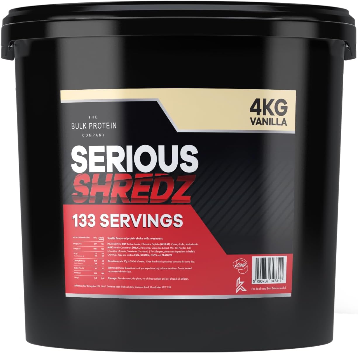 Serious Shredz 4kg – Diet Whey Protein Powder – Co...