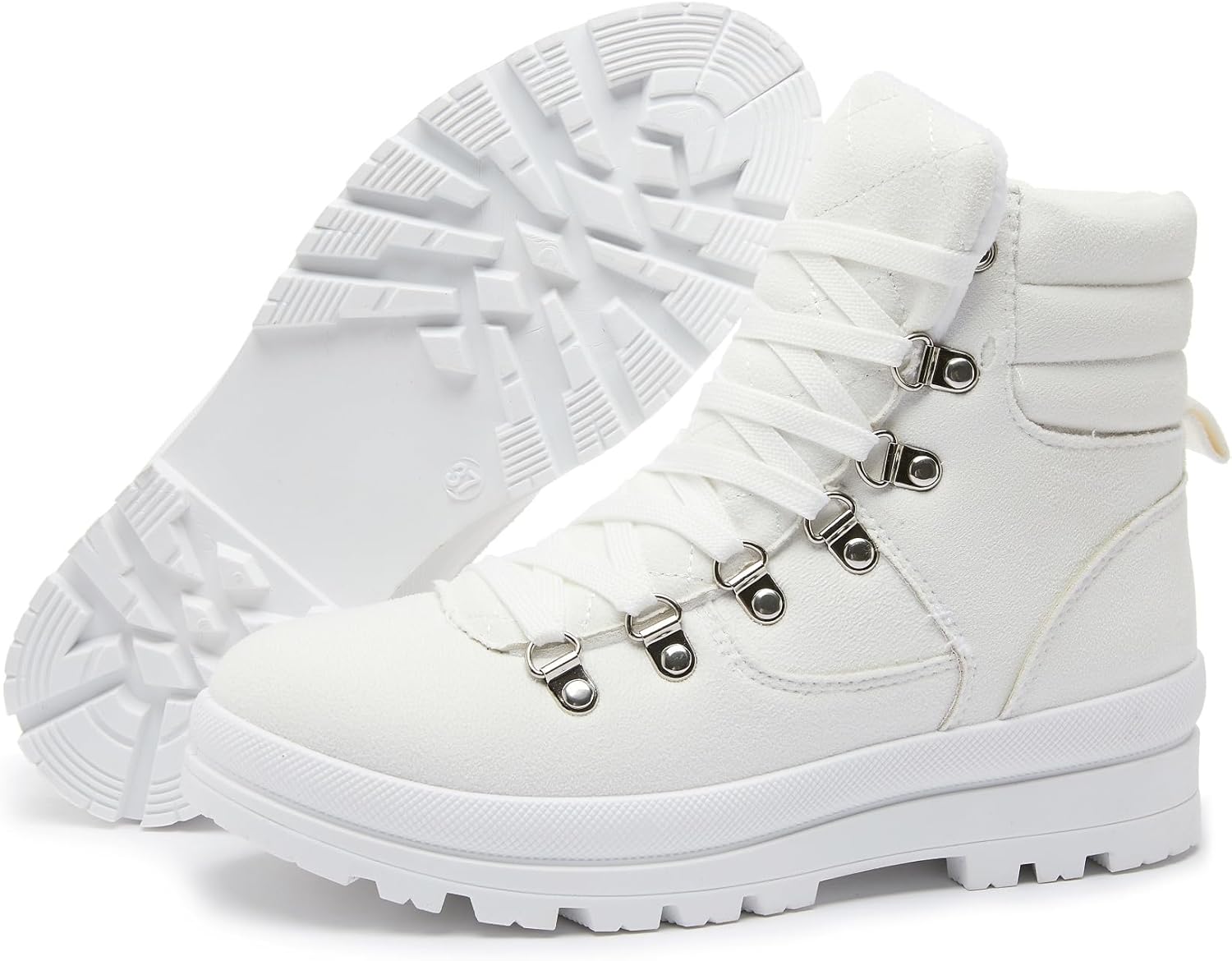 Shupua Women's Ankle Boots Winter Snow boots Fur Lined Warm Booties Girls Snow b...