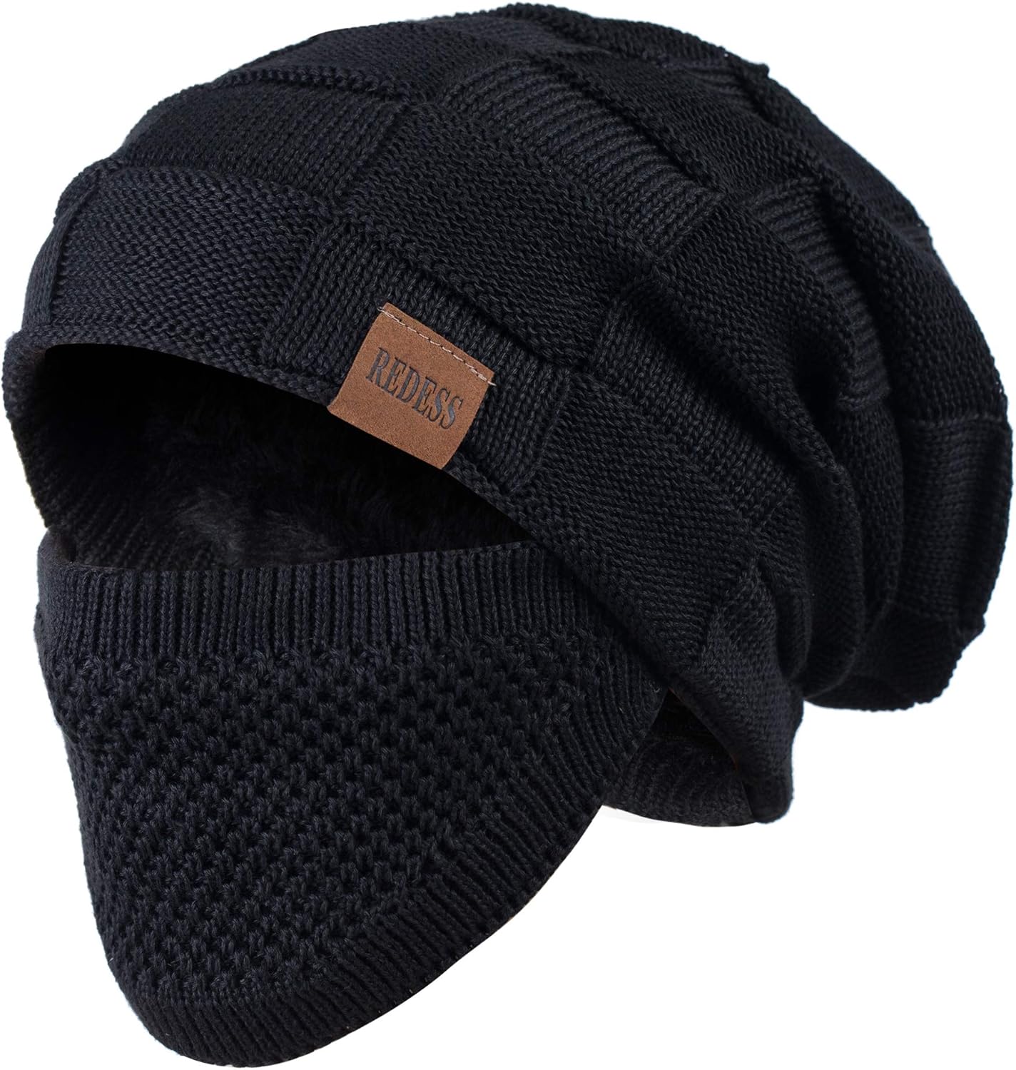 REDESS Beanie Hat for Men and Women Winter Warm Hats Knit Slouchy Thick Skull Ca...