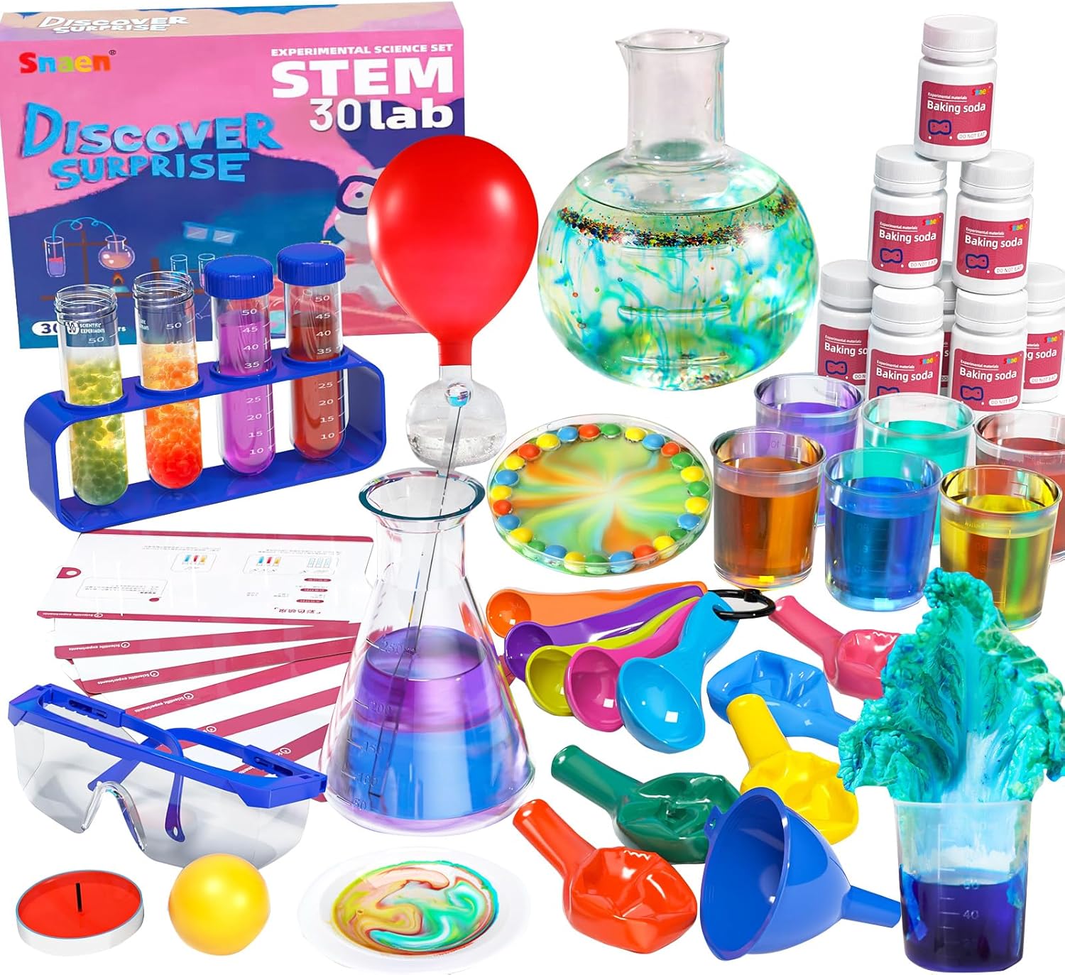 SNAEN Science Kit with 180+ Science Lab Experiment...